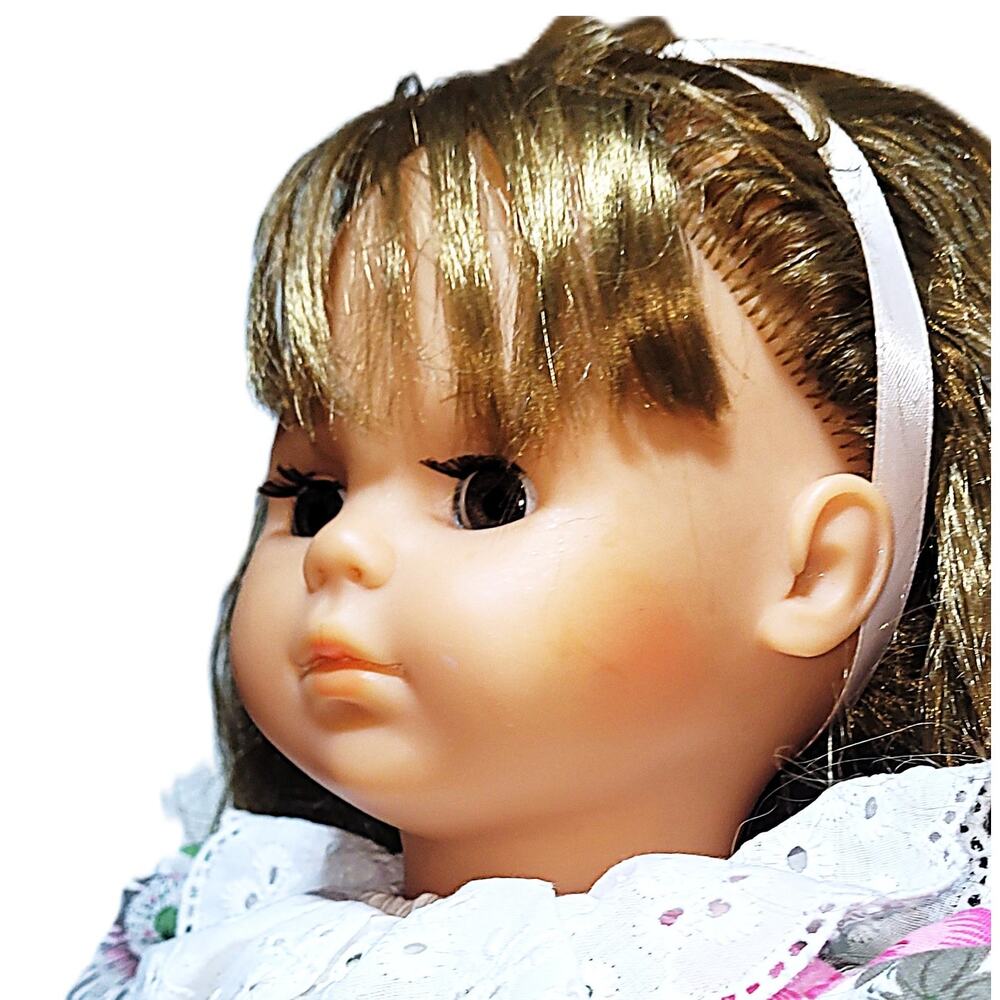 20" 1986 Vintage Brown Eyed Brunette Max Zapf Doll West Germany - Picture 5 of 15